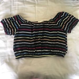 Pacsun off shoulder crop top
